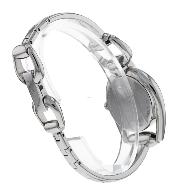 GUCCI,Horsebit 28mm,28mm,Stainless Steel,Coffee,Brown,Quartz,Sapphire,Crystal Glass,Round,YA139501