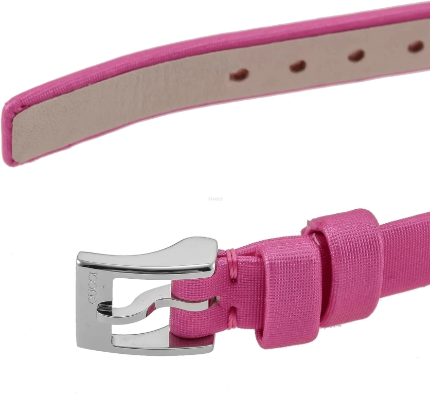 GUCCI,G-Frame 14x18mm,14x18mm,Stainless Steel,Red,Quartz,Sapphire,Crystal Glass,Square,YA128533