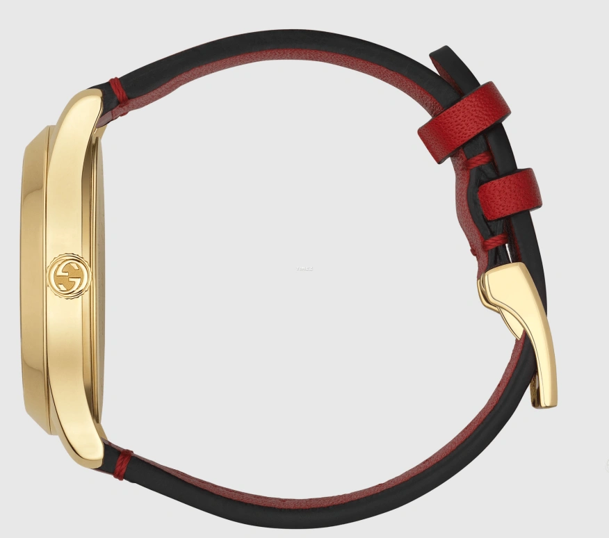 GUCCI,G-Timeless 38mm,38mm,Stainless Steel,Red,Quartz,Sapphire,Round,YA1264054