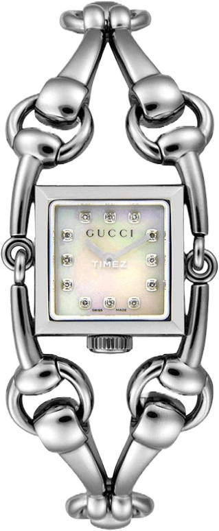 GUCCI,Gucci 20mm,20mm,Stainless Steel,White,Quartz,Sapphire,Crystal Glass,Square,YA116514