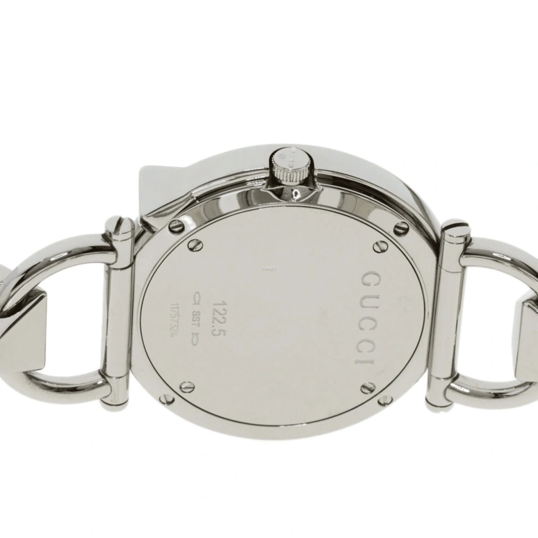 GUCCI,Chiodo 35mm,35mm,Stainless Steel,White,Quartz,Day,Sapphire,Crystal Glass,208833 I1610 1461