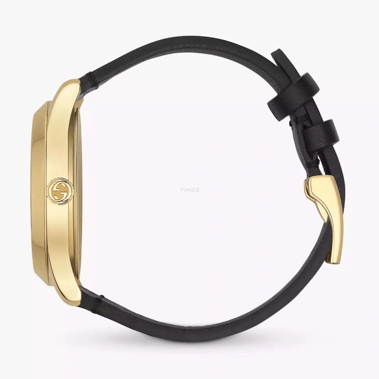 GUCCI,G-Timeless 38mm,38mm,Stainless Steel,Black,Gold,Quartz,Sapphire,Crystal Glass,Round,YA1264055