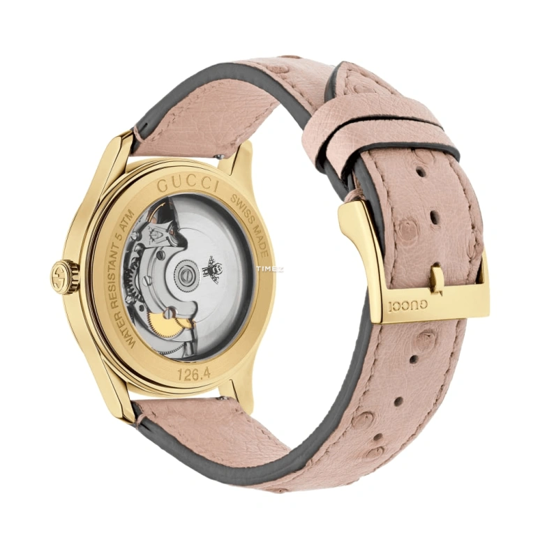 GUCCI,G-Timeless 38mm,38mm,Yellow Gold,White,Automatic,Sapphire,Round,YA1264110