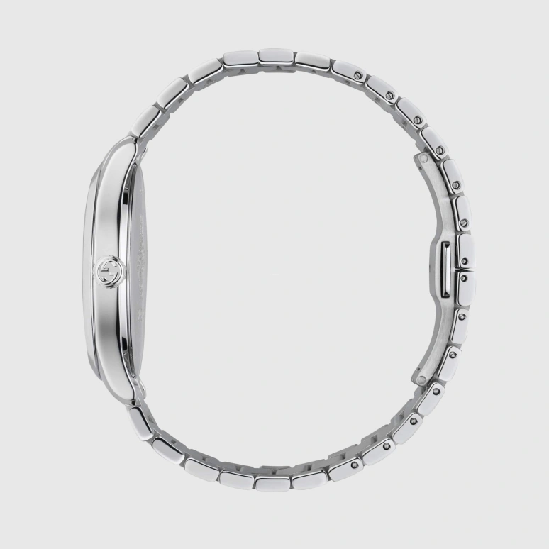 GUCCI,G-Timeless 38mm,38mm,Stainless Steel,Silver,Sapphire,Crystal Glass,Closed,YA1264076