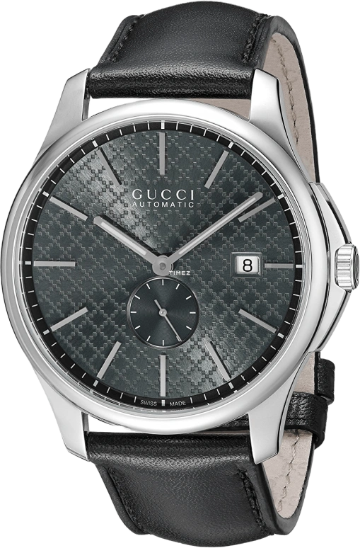 GUCCI,G-Timeless 40mm,40mm,Stainless Steel,Black,Sapphire,Crystal Glass,YA126319