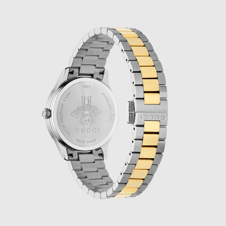 GUCCI,G-Timeless 32mm,32mm,Stainless Steel,Green,Quartz,Sapphire,Crystal Glass,Round,717870 ICAA0 8512