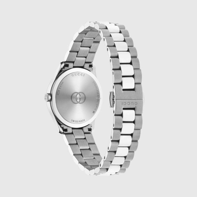 GUCCI,G-Timeless 29mm,29mm,Stainless Steel,Silver,Quartz,Sapphire,Crystal Glass,Round,827378 IEFA0 8155