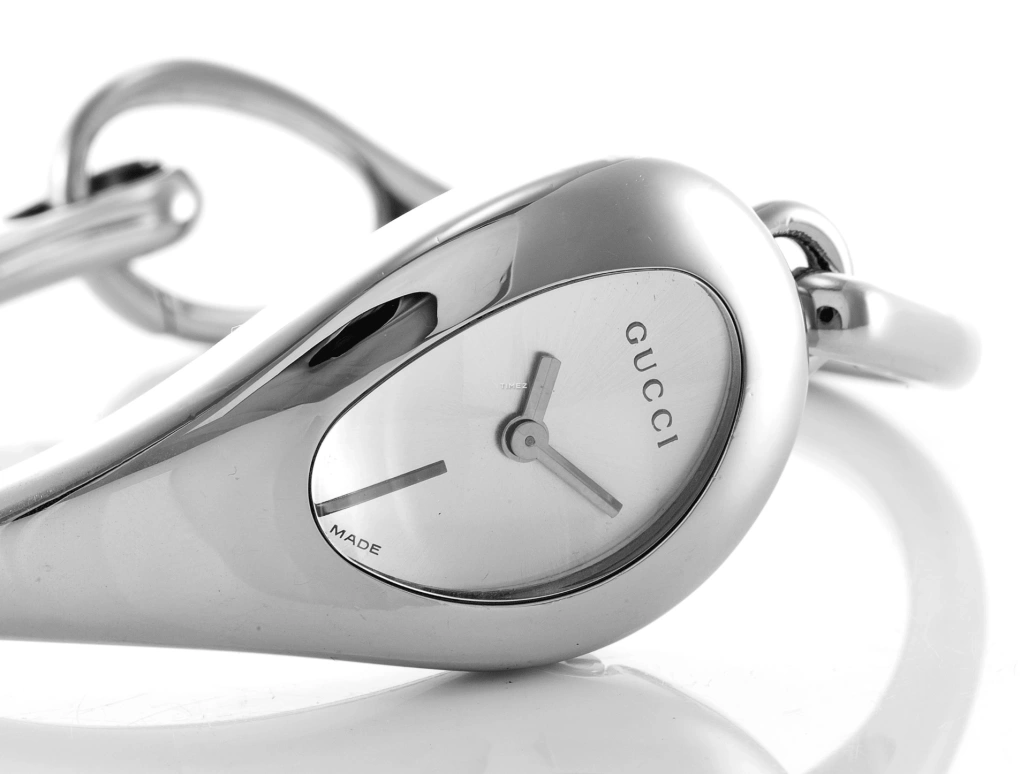 GUCCI,Gucci 20mm,20mm,Stainless Steel,White,Quartz,Sapphire,Crystal Glass,Other,YA103505