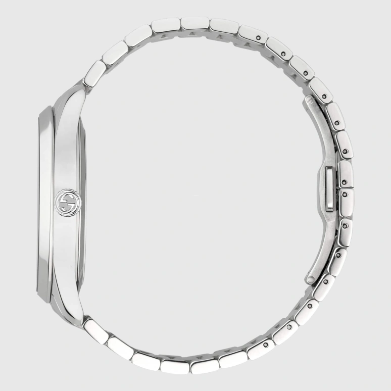 GUCCI,G-Timeless 42mm,42mm,Stainless Steel,Black,Sapphire,Crystal Glass,Onyx,Agate,YA126283