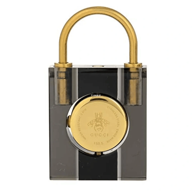 GUCCI,Other 40mm,40mm,Resin,Silicone,Black,Quartz,Sapphire,Crystal Glass,Rectangular,YA150506