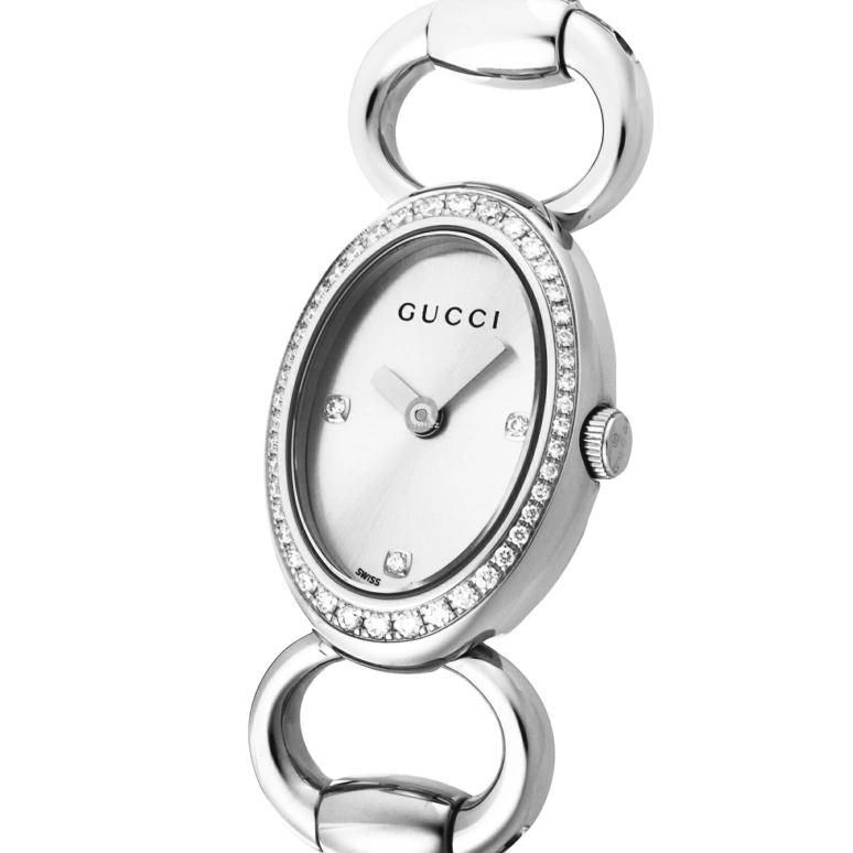 GUCCI,Tornabuoni 27.50x19.50mm,27.50x19.50mm,Stainless Steel,Silver,Quartz,Sapphire,Oval,YA118505