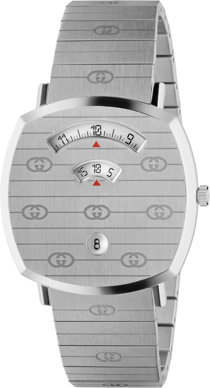 GUCCI,Grip 38mm,38mm,Stainless Steel,Sapphire,Crystal Glass,Closed,YA157410