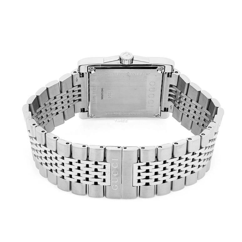 GUCCI,G-Frame 26mm,26mm,Stainless Steel,Silver,Quartz,Day,Sapphire,Crystal Glass,YA138501