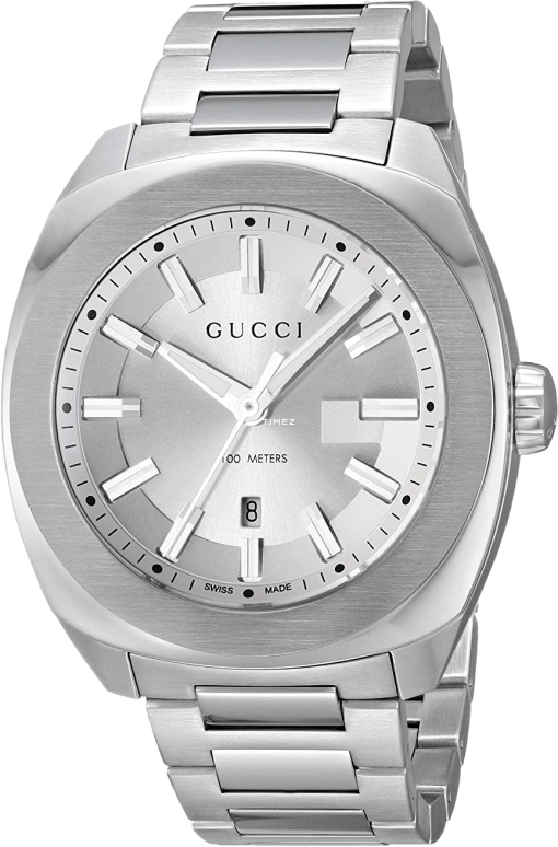 GUCCI,GG2570 37mm,37mm,Stainless Steel,Silver White,Sapphire,YA142402