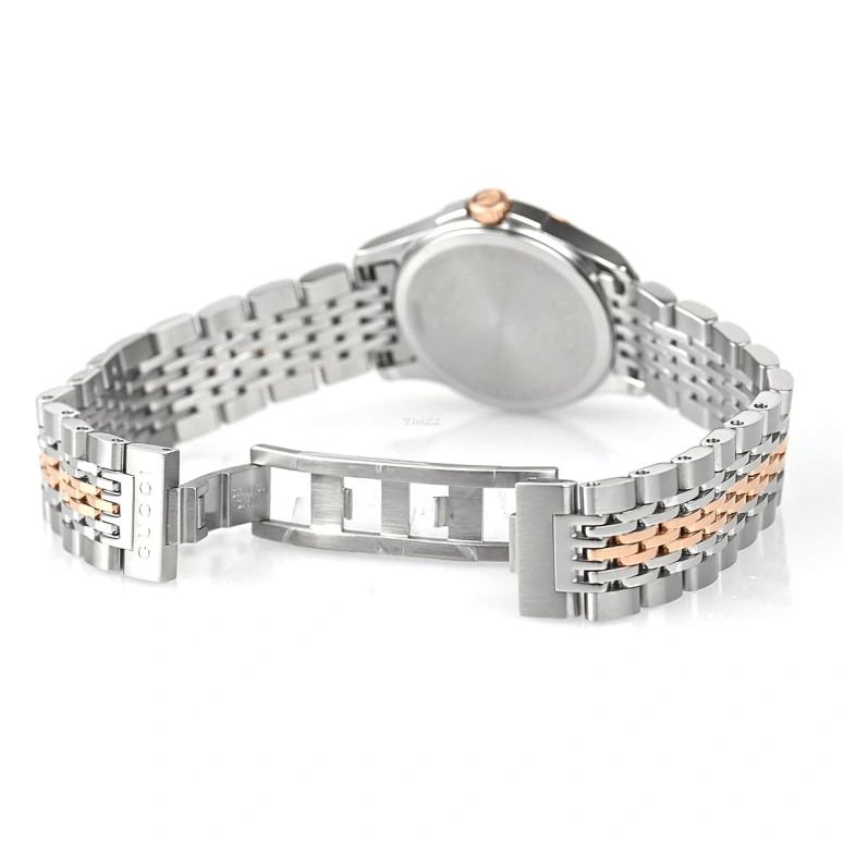 GUCCI,G-Timeless 27mm,27mm,Stainless Steel,White,Quartz,Day,Sapphire,YA126537