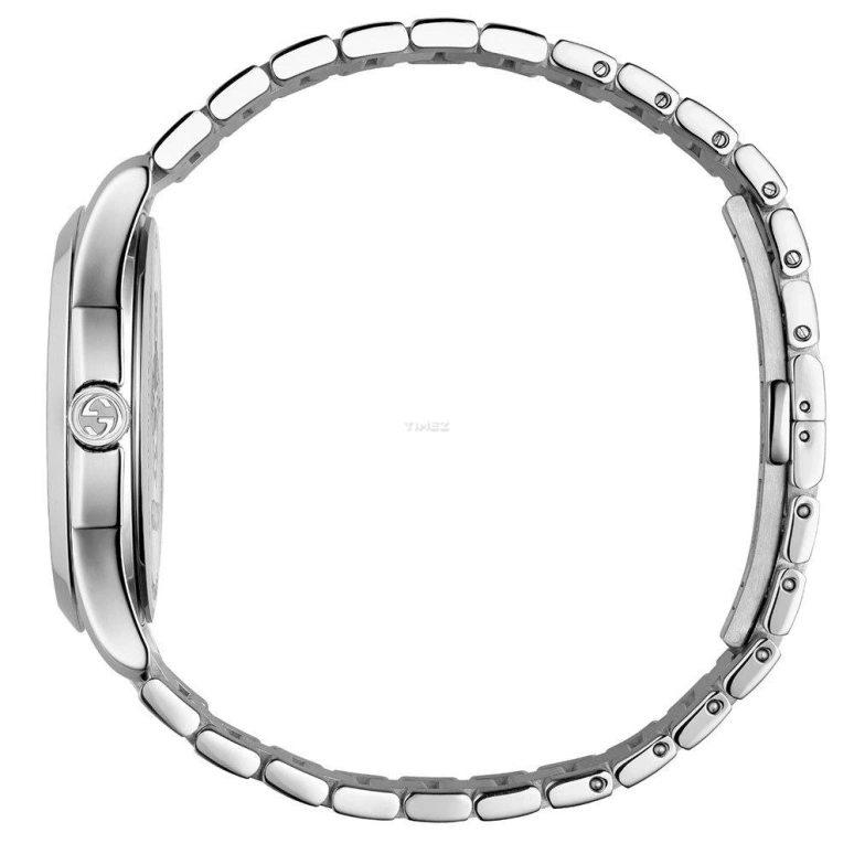GUCCI,G-Timeless 38mm,38mm,Stainless Steel,Silver,Quartz,Day,Sapphire,Crystal Glass,YA1264028A