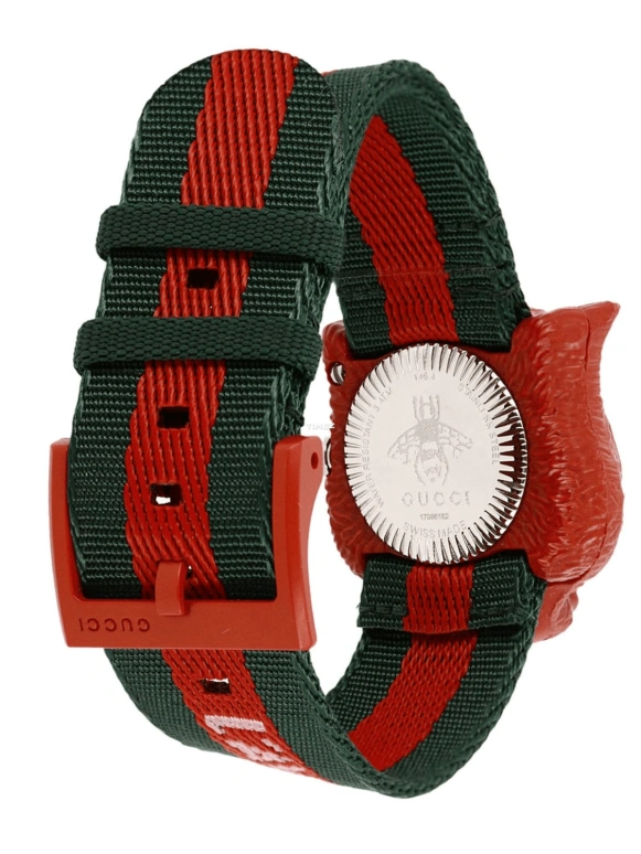 GUCCI,Le Marché des Merveilles 32mm,32mm,Resin,White,Quartz,Hardlex,Square,YA146409