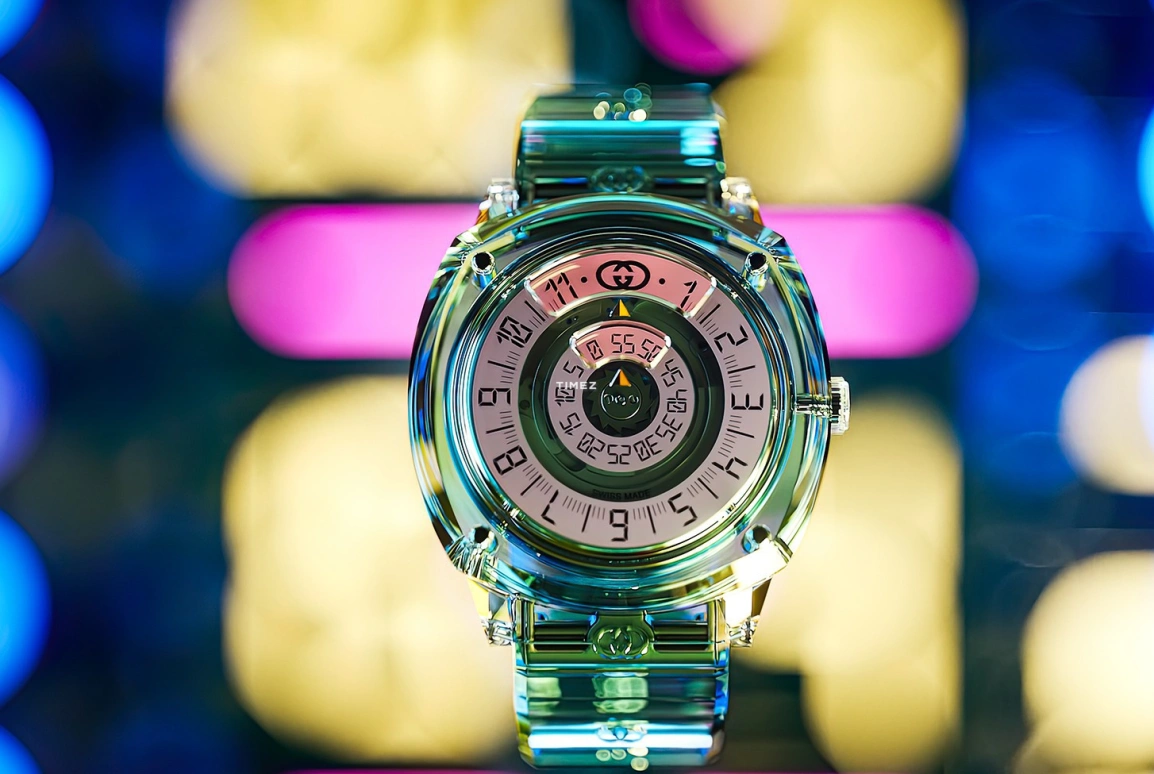 GUCCI,Grip 0mm,0mm,Sapphire,Turquoise,Pink,Automatic,Sapphire,Crystal Glass,Cushion,GRIP2