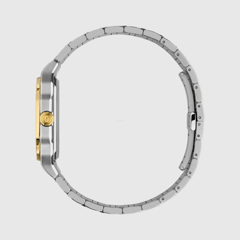 GUCCI,G-Flat 36mm,36mm,Stainless Steel,Cream,Quartz,Day,Sapphire,Crystal Glass,811585 ICUA0 8155