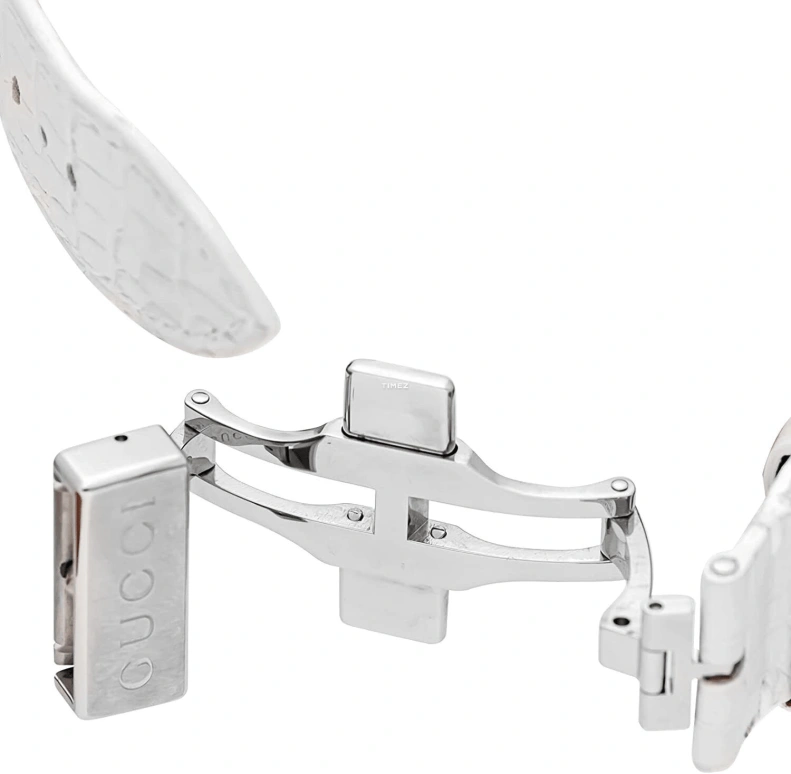GUCCI,Pantheon 36mm,36mm,Stainless Steel,White,Quartz,Day,Sapphire,Crystal Glass,200334 J6670 1461