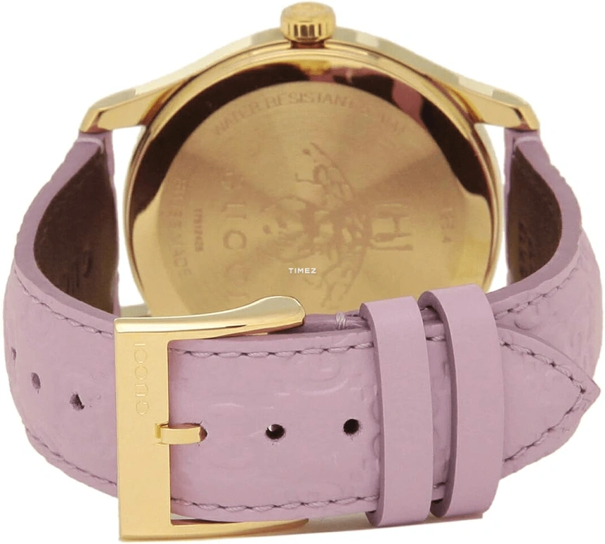 GUCCI,G-Timeless 38mm,38mm,Stainless Steel,Purple,Quartz,Sapphire,Round,YA1264098