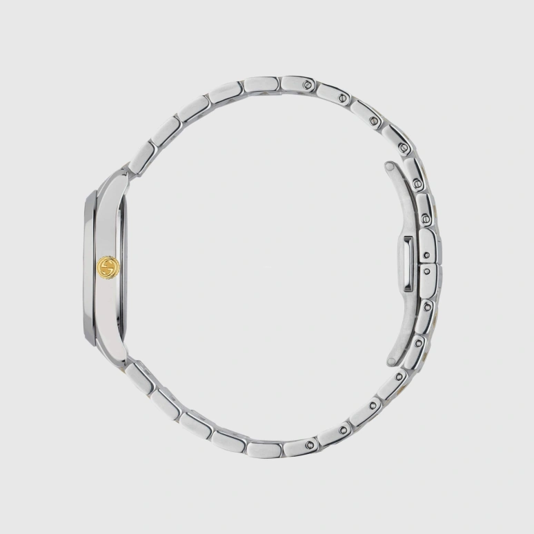 GUCCI,G-Timeless 27mm,27mm,Stainless Steel,Gold,Silver,Quartz,Sapphire,Crystal Glass,Round,530243 I8600 8486