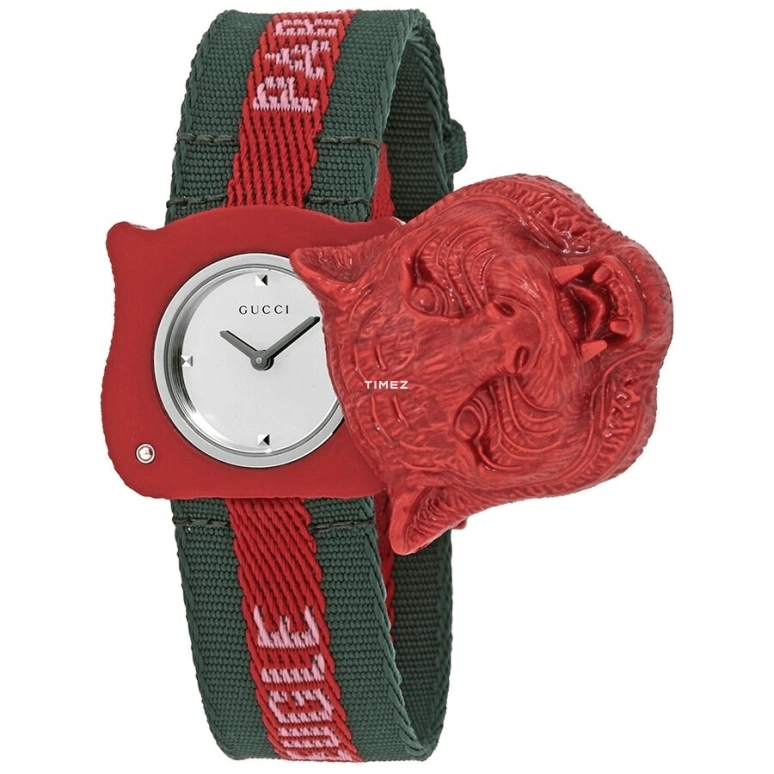 GUCCI,Le Marché des Merveilles 32mm,32mm,Resin,White,Quartz,Hardlex,Square,YA146409