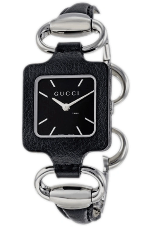 GUCCI,1921 25mm,25mm,Stainless Steel,Black,Quartz,Sapphire,Crystal Glass,Square,YA130402