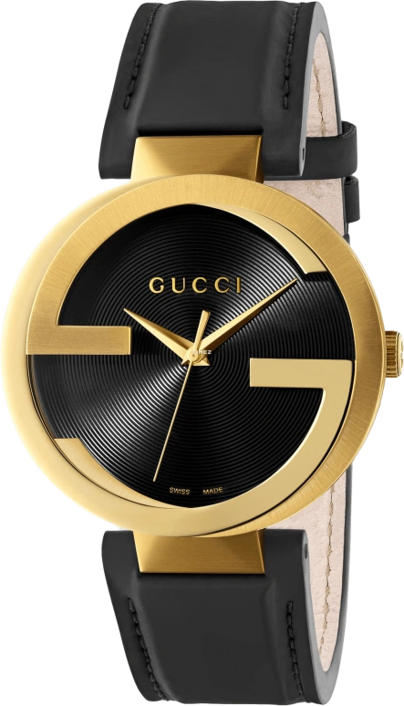 GUCCI,Interlocking 42mm,42mm,Stainless Steel,Black,Quartz,445818,445818-I86A0-9877