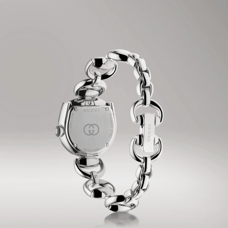 GUCCI,Horsebit 27x25mm,27x25mm,Stainless Steel,Black,Quartz,Sapphire,Crystal Glass,Other,870469 I1600 9065
