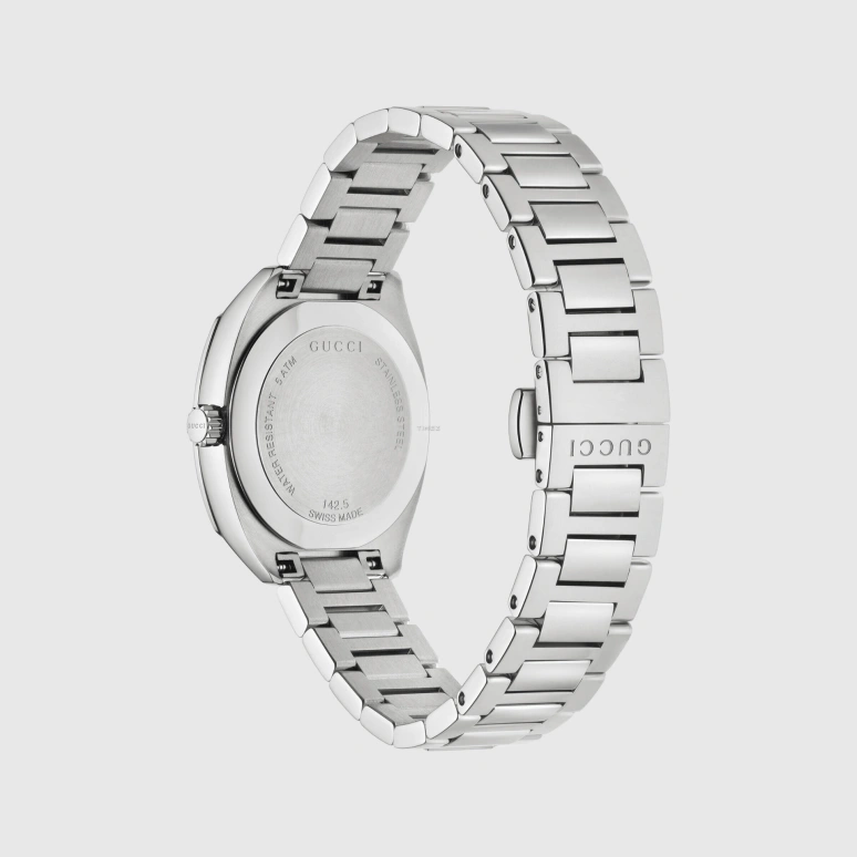 GUCCI,GG2570 29mm,29mm,Stainless Steel,Silver White,Quartz,Sapphire,Round,446093 I1600 1402