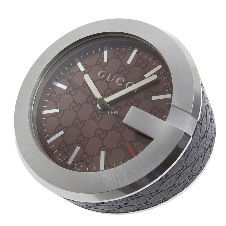 GUCCI,Gucci 100mm,100mm,Stainless Steel,Coffee,Brown,Quartz,Hardlex,Round,YC210007