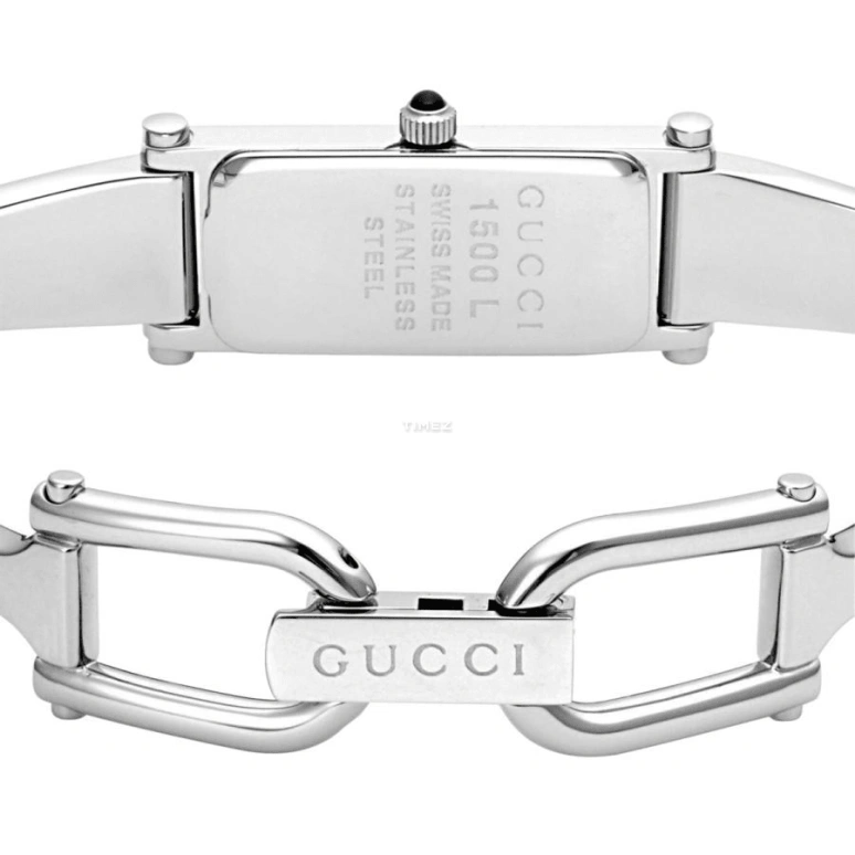 GUCCI,Gucci ,Stainless Steel,Pink,Quartz,Sapphire,Rectangular,YA015554