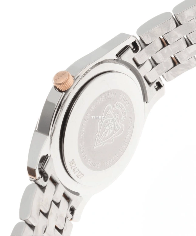 GUCCI,Gucci 26mm,26mm,Stainless Steel,White,Day,Sapphire,Crystal Glass,Round,YA055538