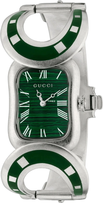 GUCCI,G-Timeless 30x22mm,30x22mm,Stainless Steel,Green,Quartz,Sapphire,Crystal Glass,Other,YA162502