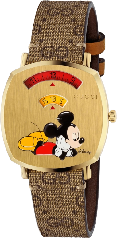 GUCCI,Other 35mm,35mm,Stainless Steel,Gold,Sapphire,Crystal Glass,Closed,610019 I86A0 9894