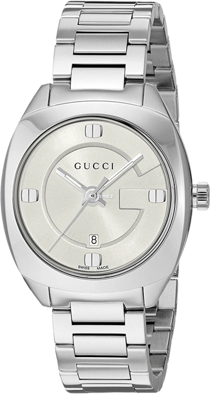 GUCCI,GG2570 29mm,29mm,Stainless Steel,Silver White,Sapphire,YA142502