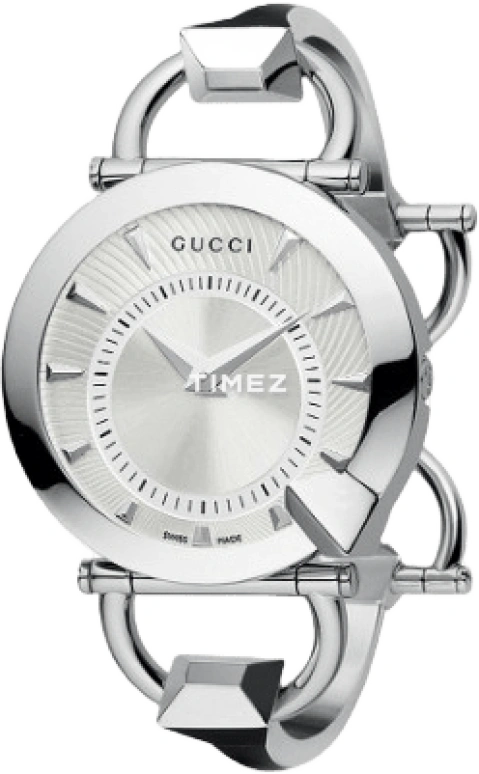 GUCCI,Other ,Stainless Steel,Silver White,Sapphire,Crystal Glass,YA122508
