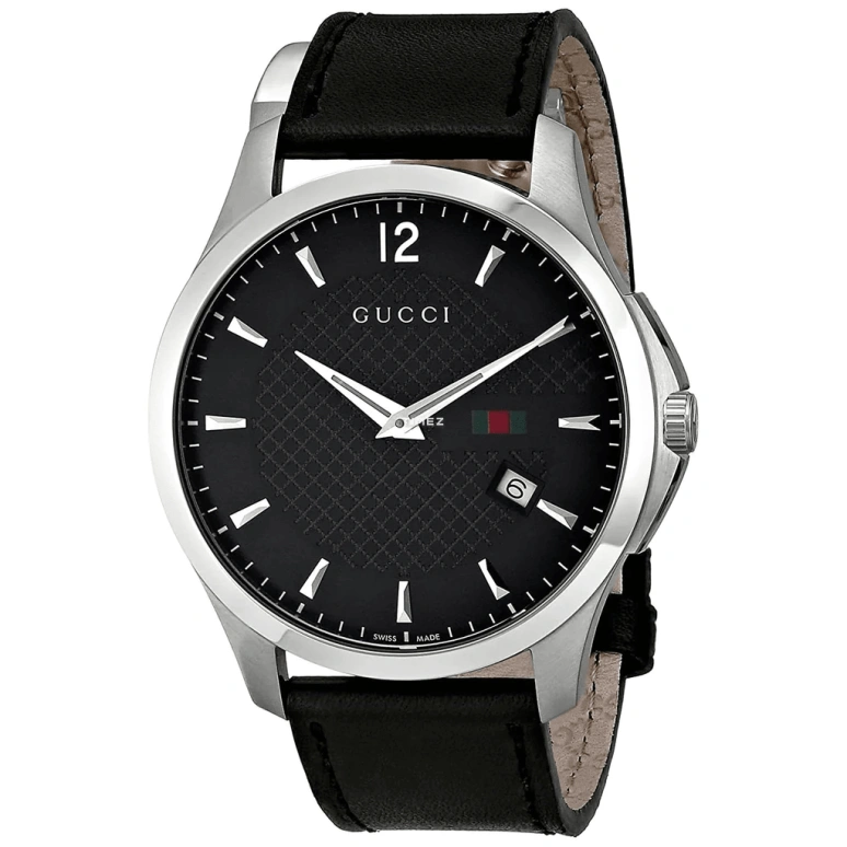 GUCCI,G-Timeless 40mm,40mm,Stainless Steel,Black,Quartz,Day,Sapphire,YA126304