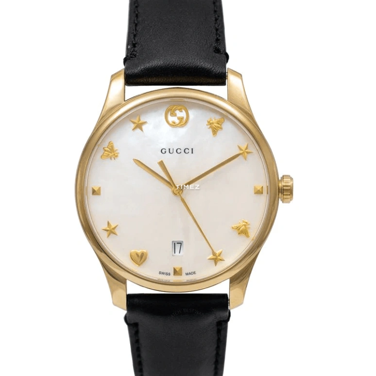 GUCCI,G-Timeless 29mm,29mm,Stainless Steel,White,Quartz,Day,Hardlex,YA126589