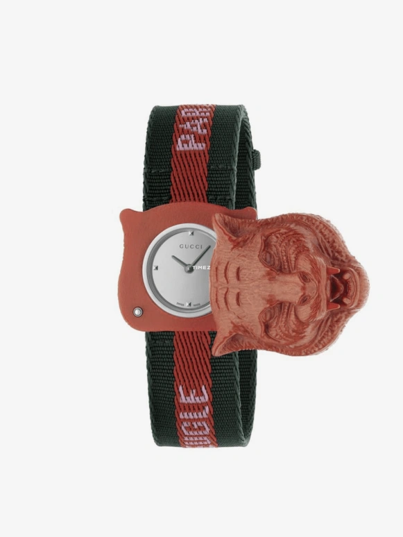 GUCCI,Le Marché des Merveilles 32mm,32mm,Resin,White,Quartz,Hardlex,Square,YA146409