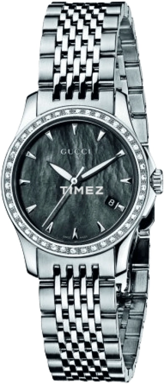 GUCCI,Gucci 27mm,27mm,Stainless Steel,Black,Quartz,YA126507