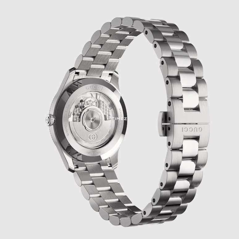 GUCCI,G-Timeless 40mm,40mm,Stainless Steel,Silver,Automatic,Sapphire,Crystal Glass,Round,783403 ICUA0 8155