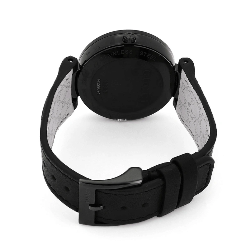 GUCCI,Gucci 37mm,37mm,Stainless Steel,Black,Quartz,Sapphire,Round,YA133302