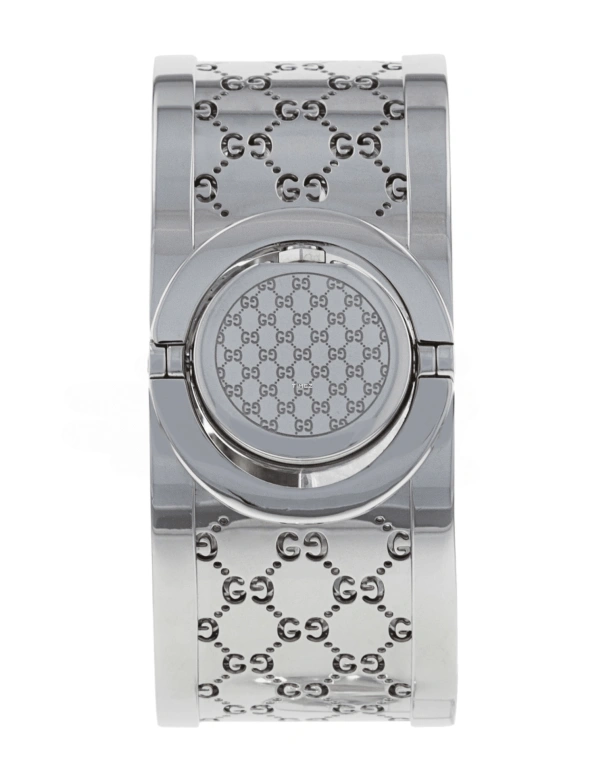 GUCCI,Gucci 23mm,23mm,Stainless Steel,Coffee,Brown,Quartz,Sapphire,Round,YA112504