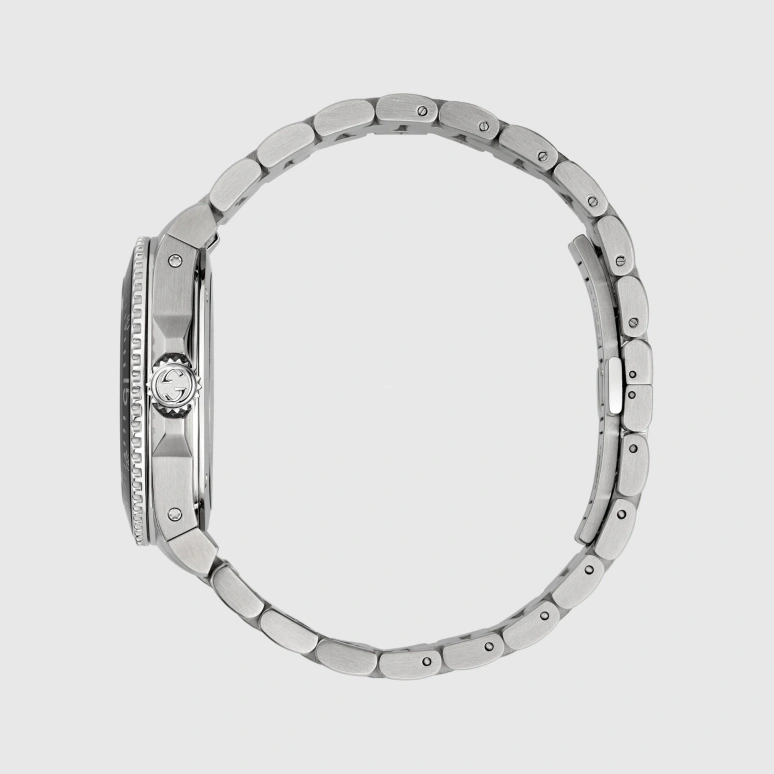 GUCCI,Gucci Dive 40mm,40mm,Stainless Steel,Black,Quartz,Day,Sapphire,Crystal Glass,632996 I1600 8489