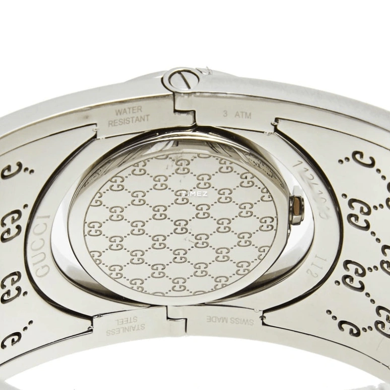 GUCCI,Twirl 23mm,23mm,Stainless Steel,White,Quartz,Sapphire,Crystal Glass,Round,177823 J6A70 1260