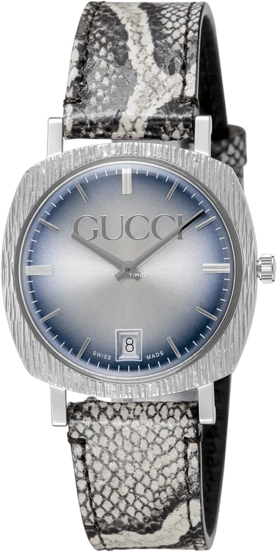 GUCCI,Gucci 35mm,35mm,Stainless Steel,Dual,Quartz,Day,Sapphire,YA152401
