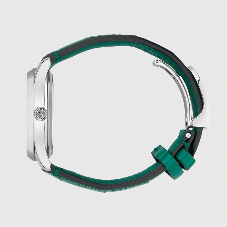 GUCCI,G-Timeless 38mm,38mm,Stainless Steel,Green,Automatic,Sapphire,Crystal Glass,Round,750464 I18V0 8512