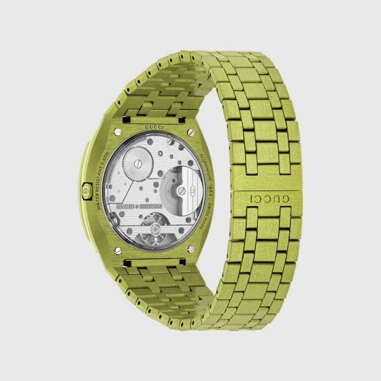 GUCCI,Gucci 25H ,Aluminium,Green,Sapphire,Crystal Glass,YA163316